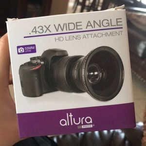 .43X WIDE ANGLE HD LENS ATTACHMENT // 55MM LENS